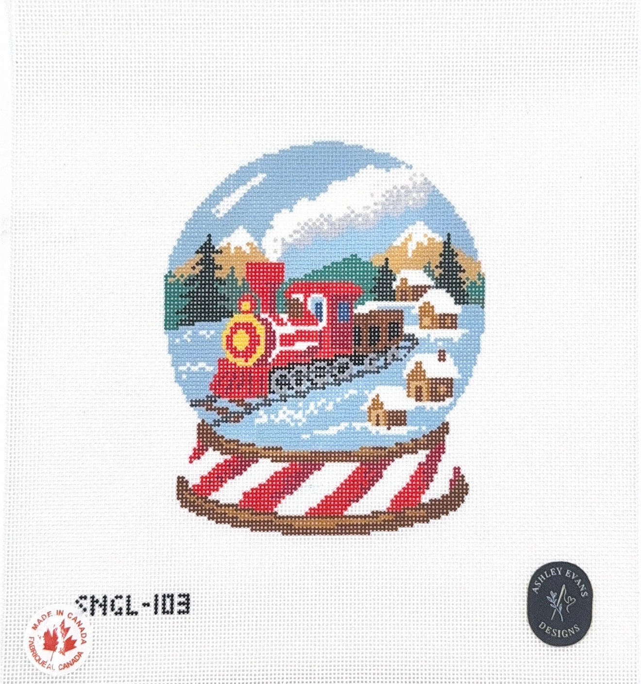 All Aboard the Merry- Christmas Snow globe Train