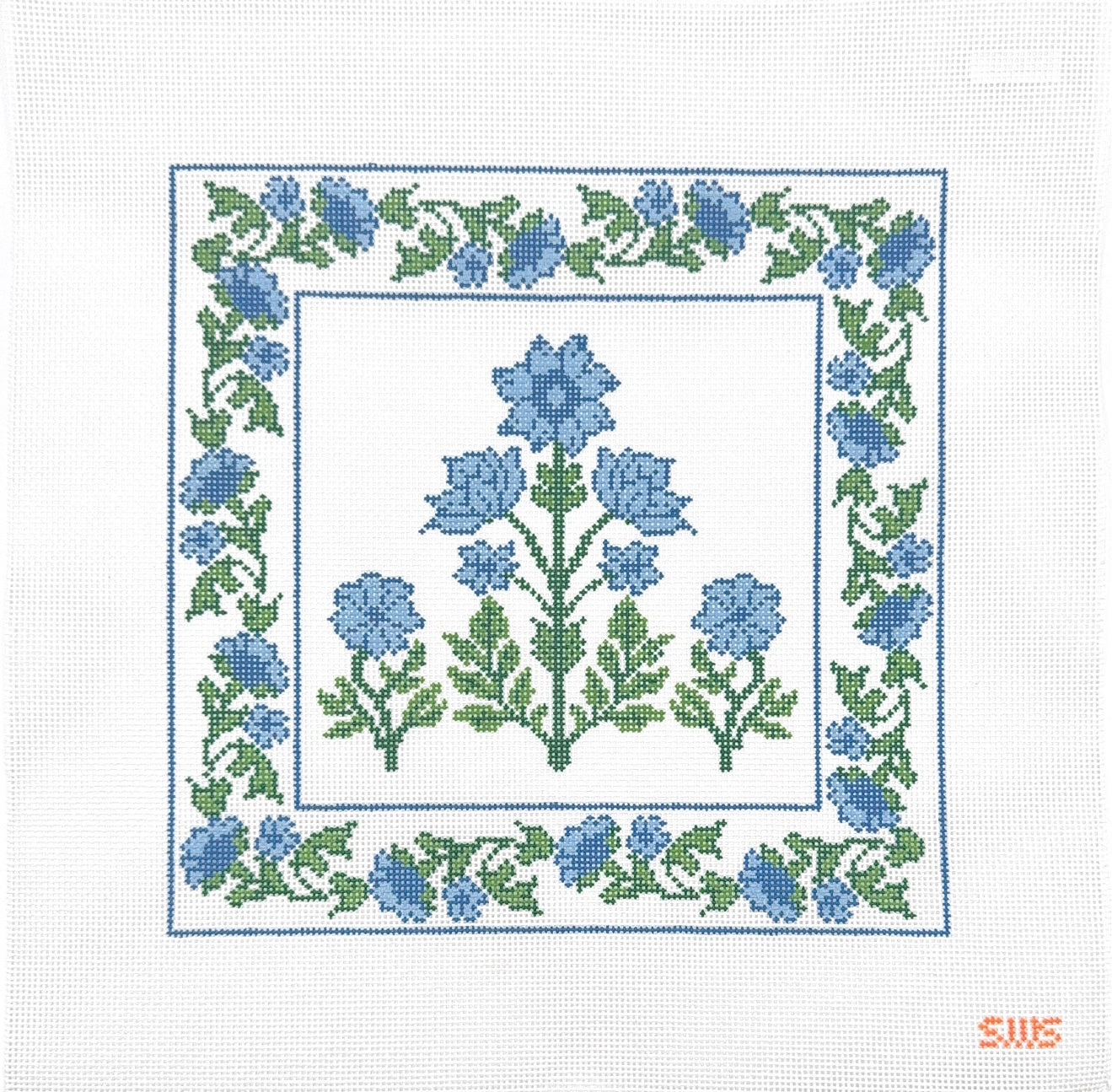 Large Block Floral Print