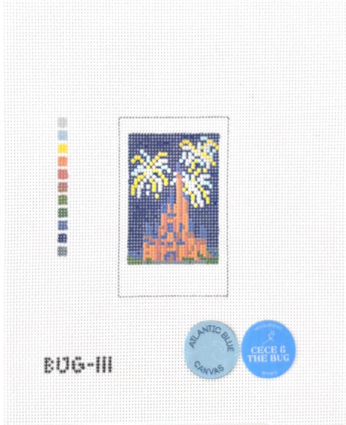 Magical Castle Fireworks Polaroid