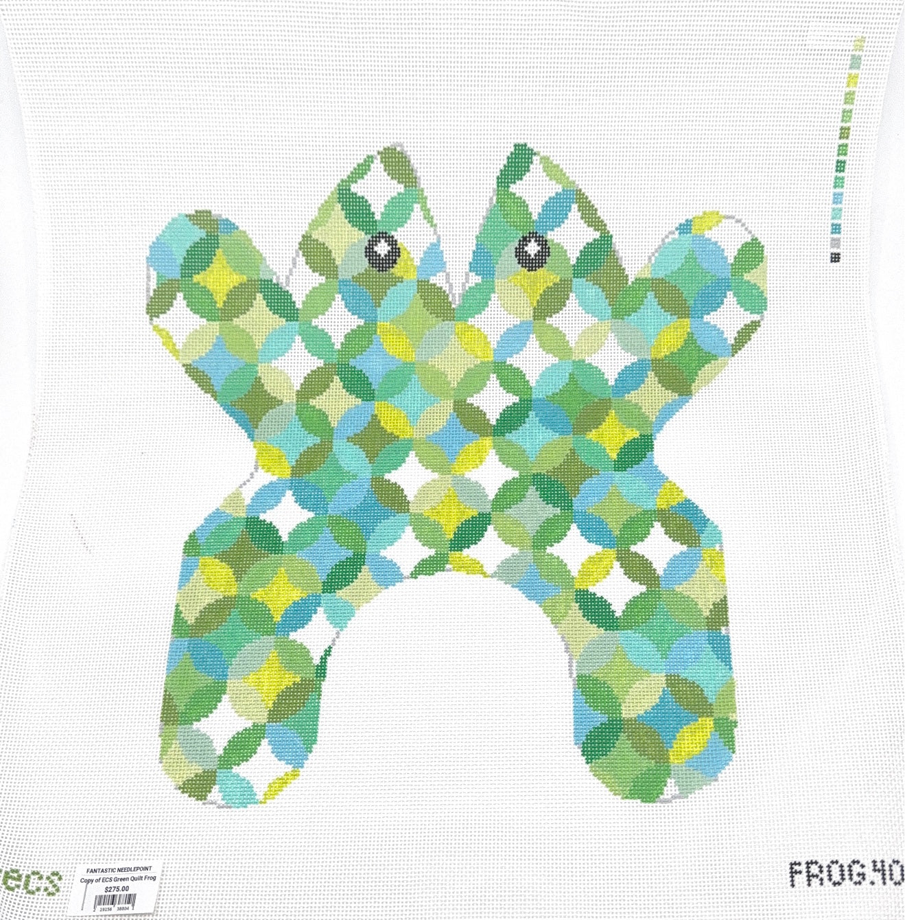 ECS Green Quilt Frog