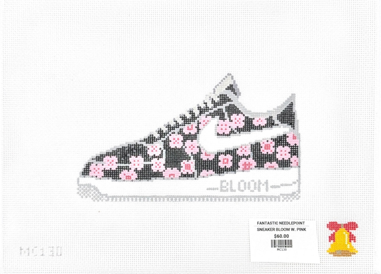 Sneaker with Bloom in Pink
