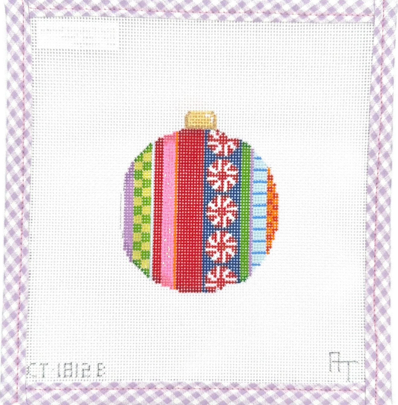 Merry Stripe II Ball Ornament