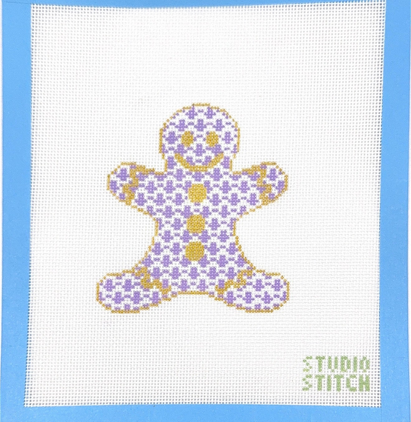 Purple Herend Gingerbread Man