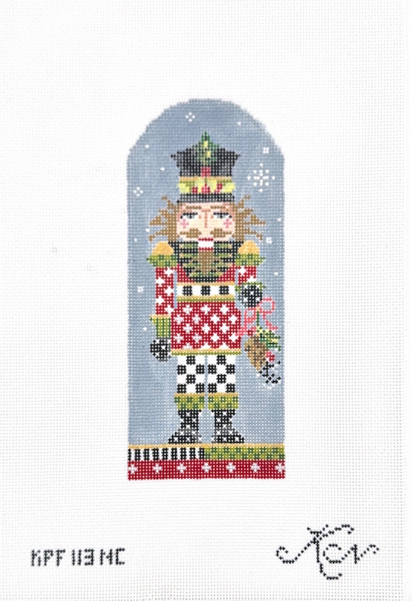 Polka Dot Pinecone Nutcracker