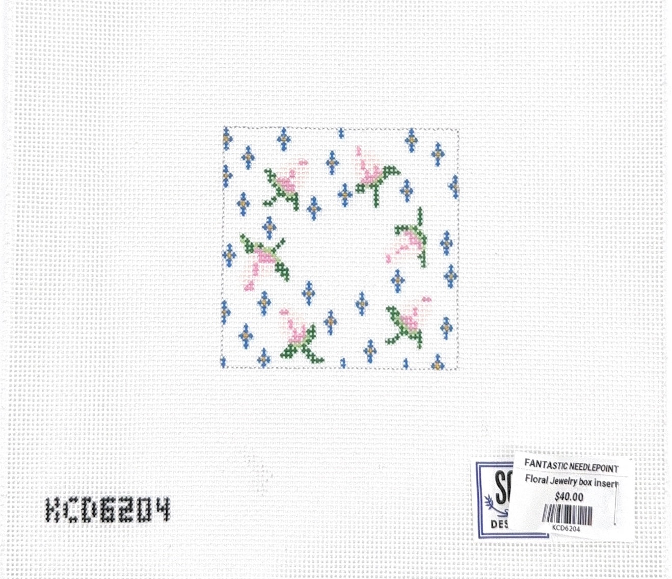 Floral Jewelry Box Insert