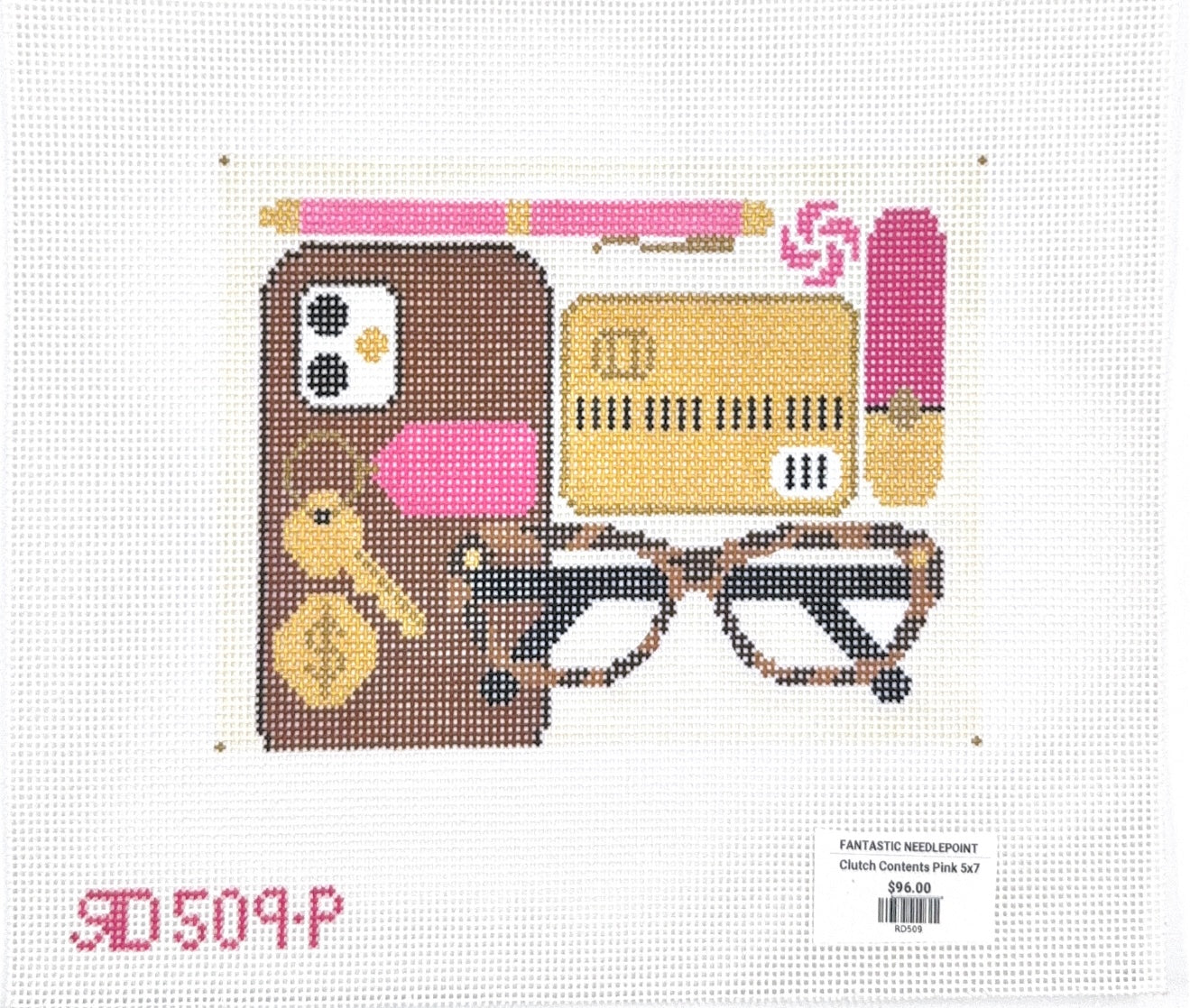 Clutch Contents Pink 5x7