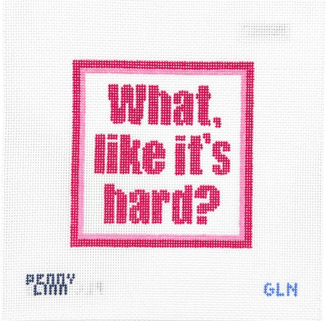 What, Like its hard?