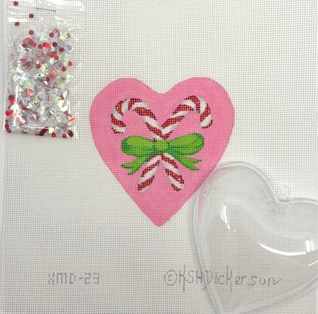 Candy Cane Snow Globe