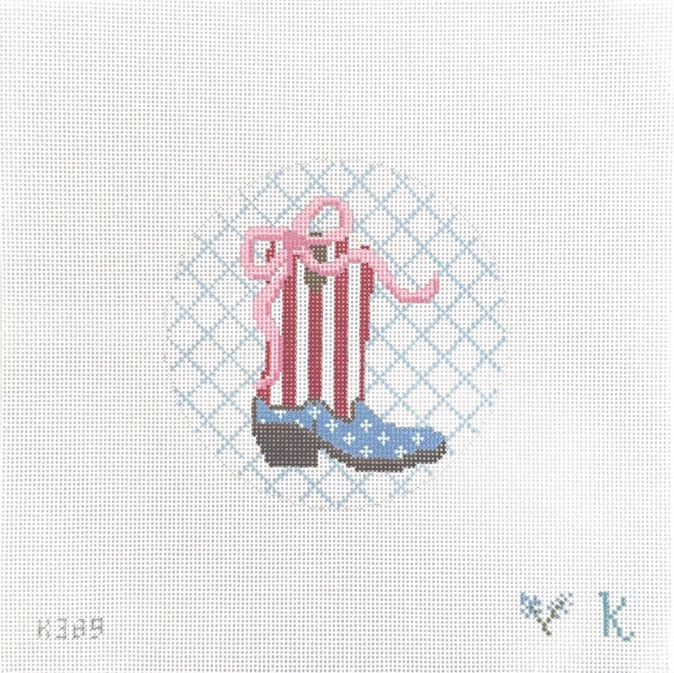 Boot & Bow- Patriotic