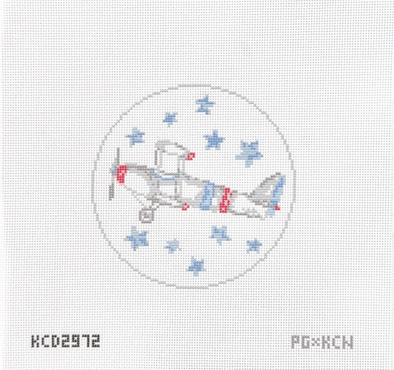 Biplane with Stars