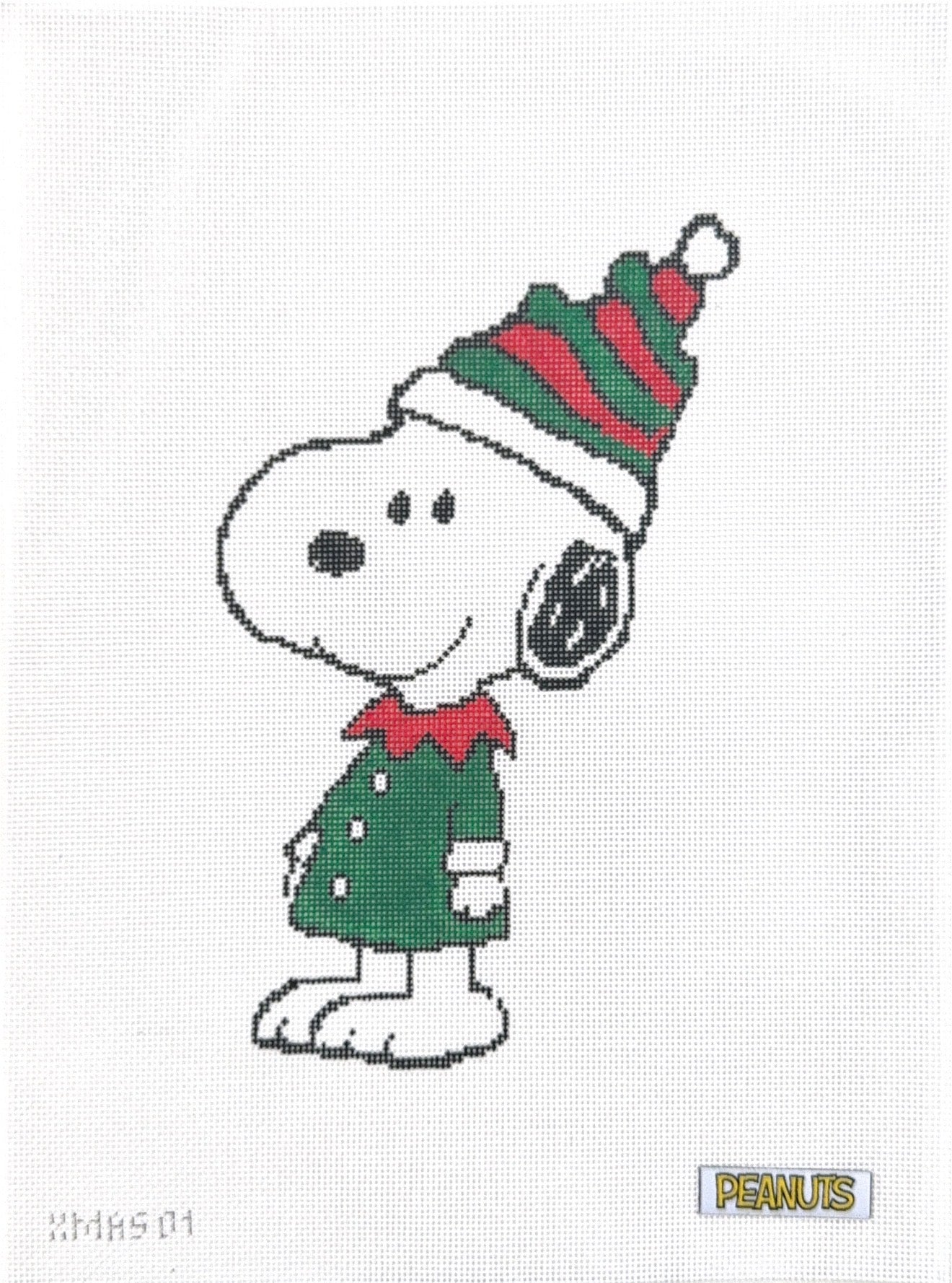 Snoopy in Elf Costume