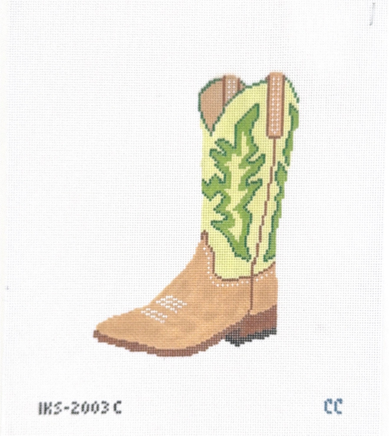 Cowboy Boot Green