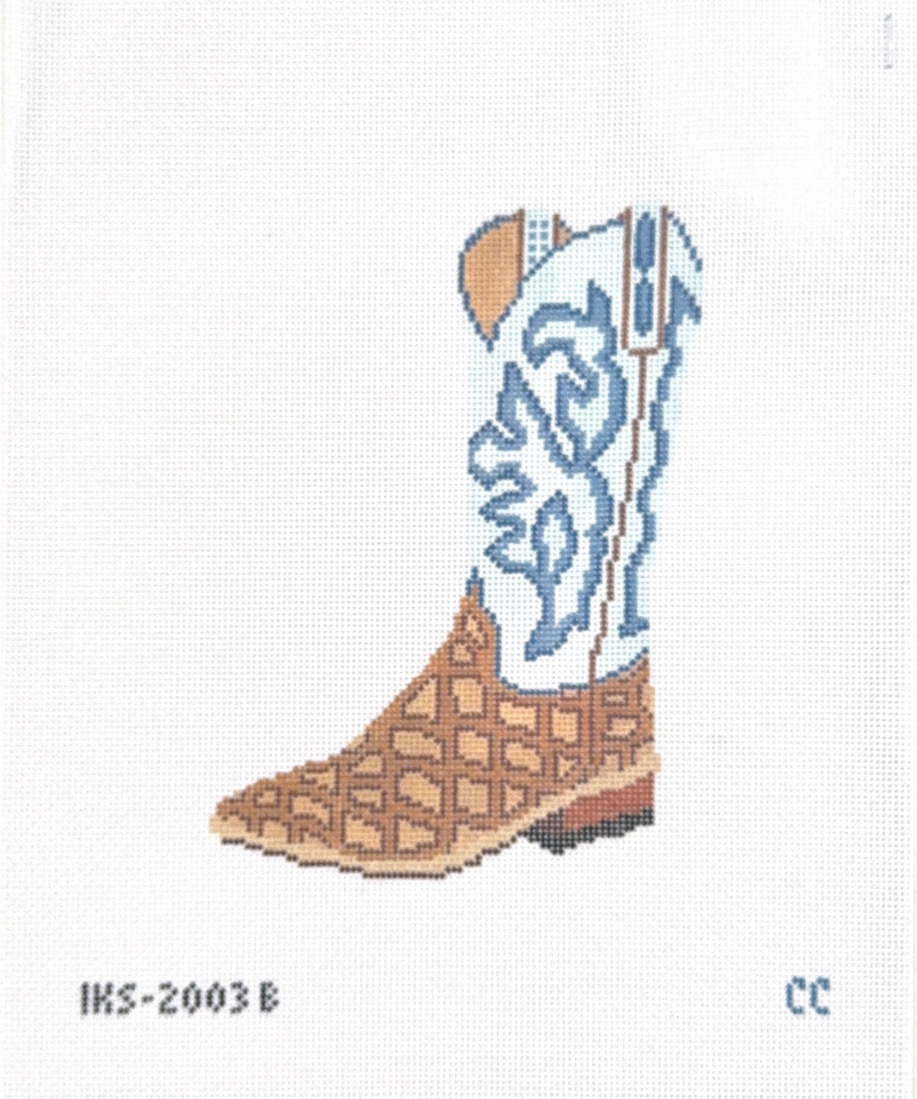Cowboy Boot Blue