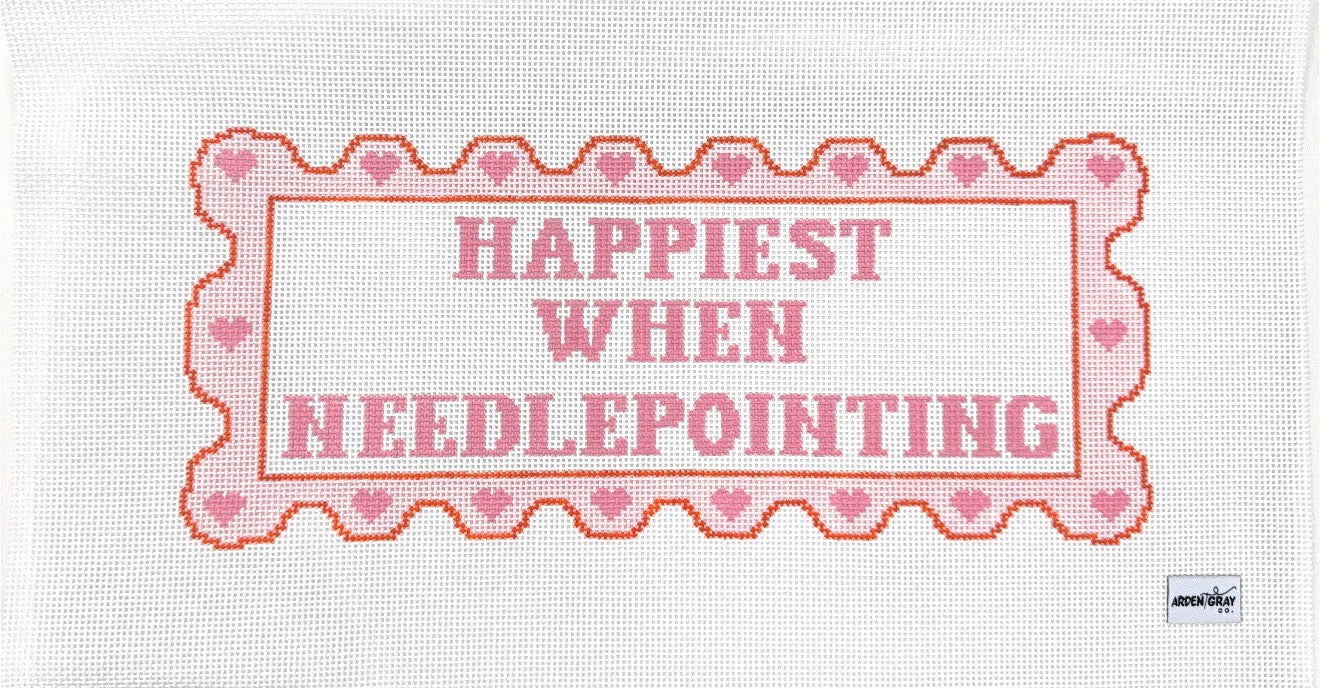 Happiest When Needlepointing