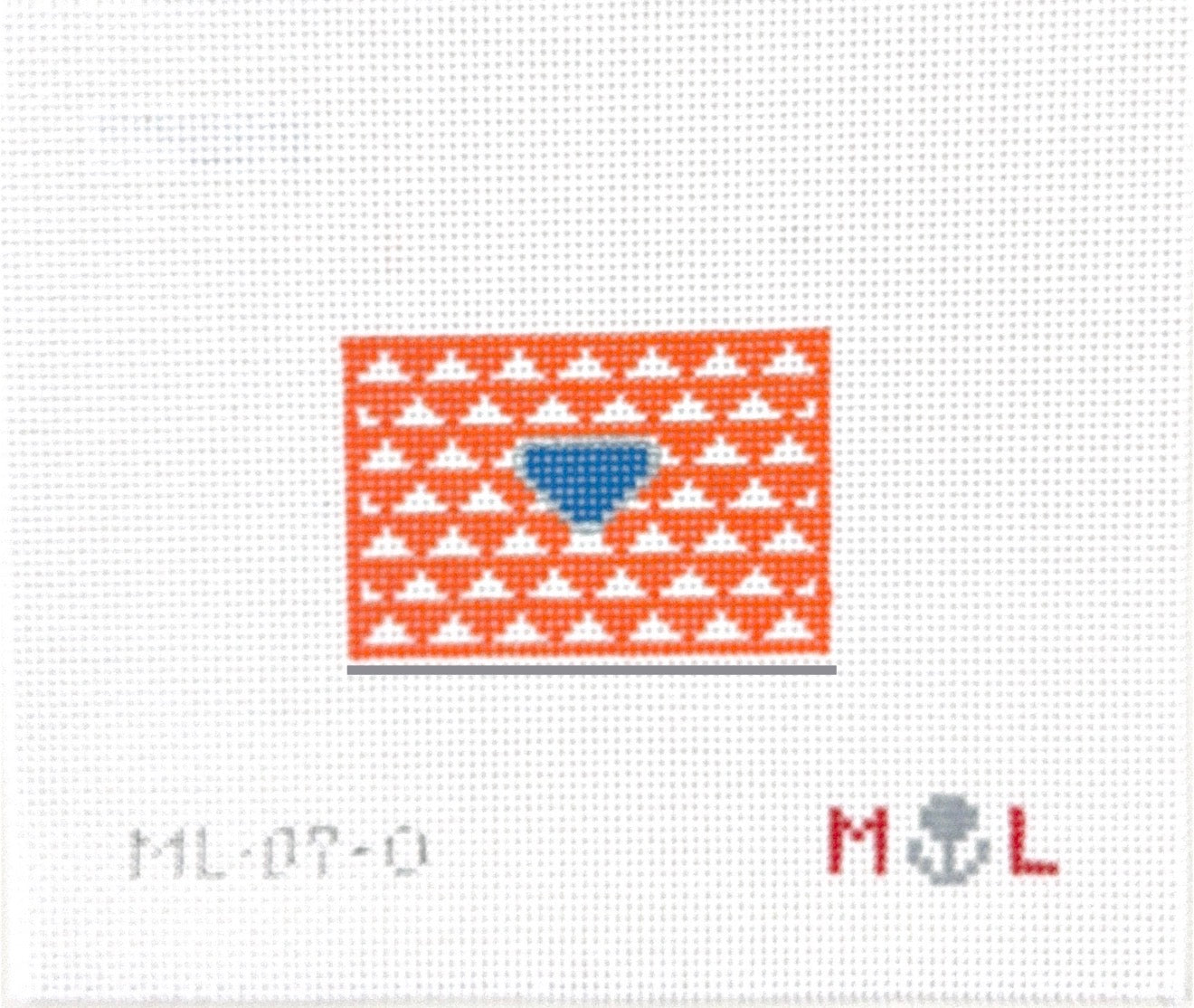 Triangle Luggage Tag Orange