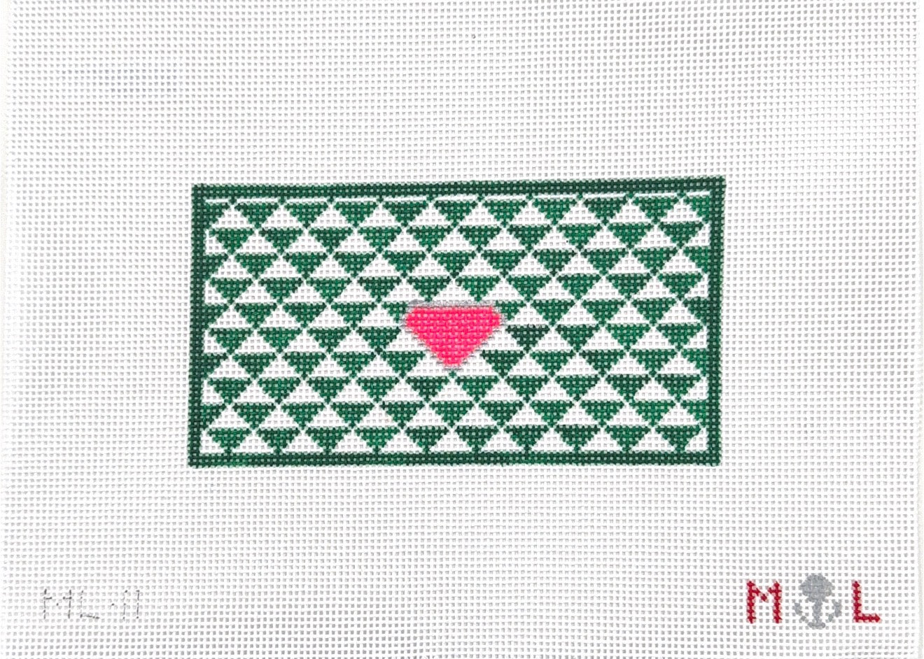 Green & Pink Triangle Insert