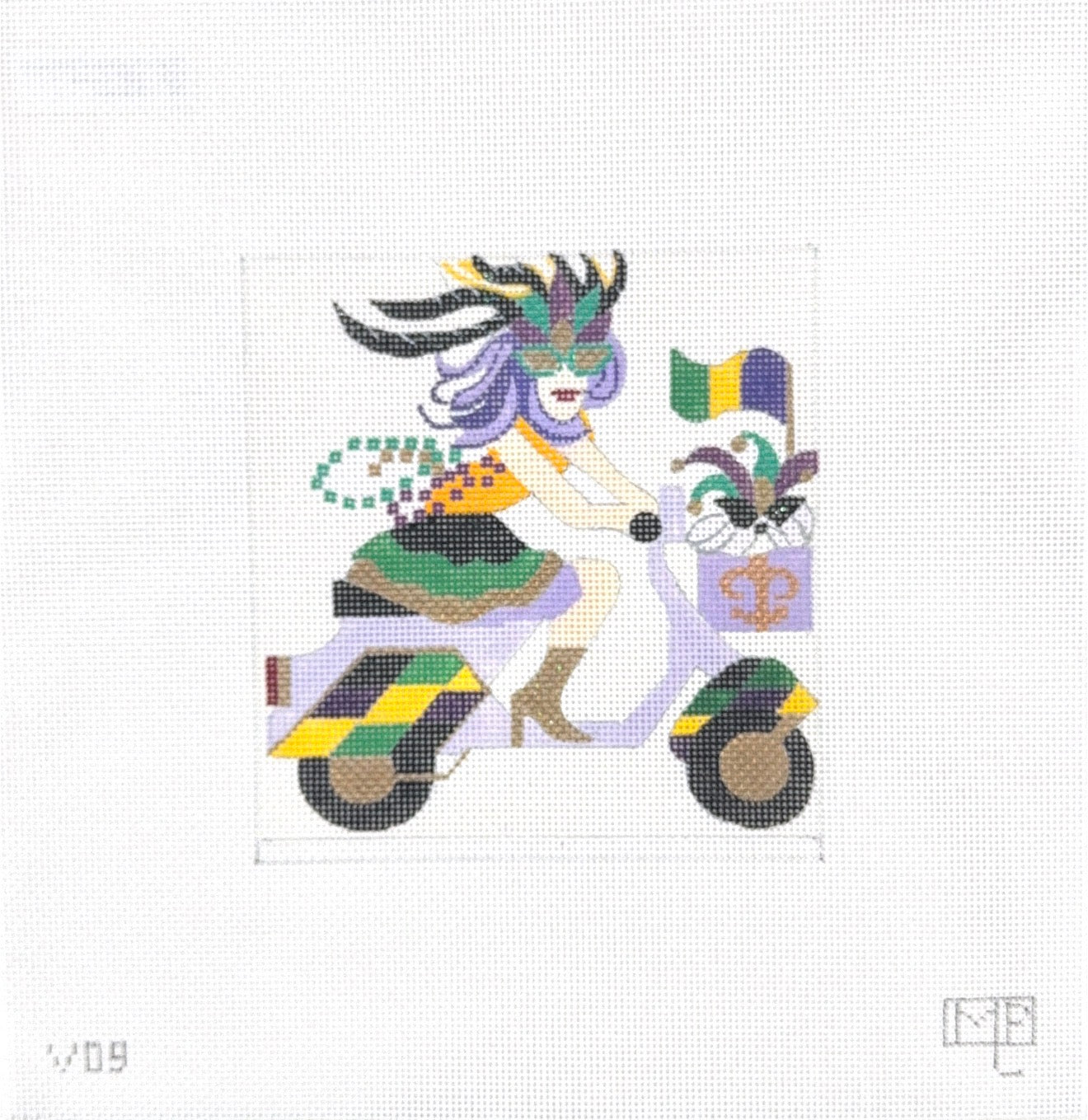 Mardi Gras Vespa