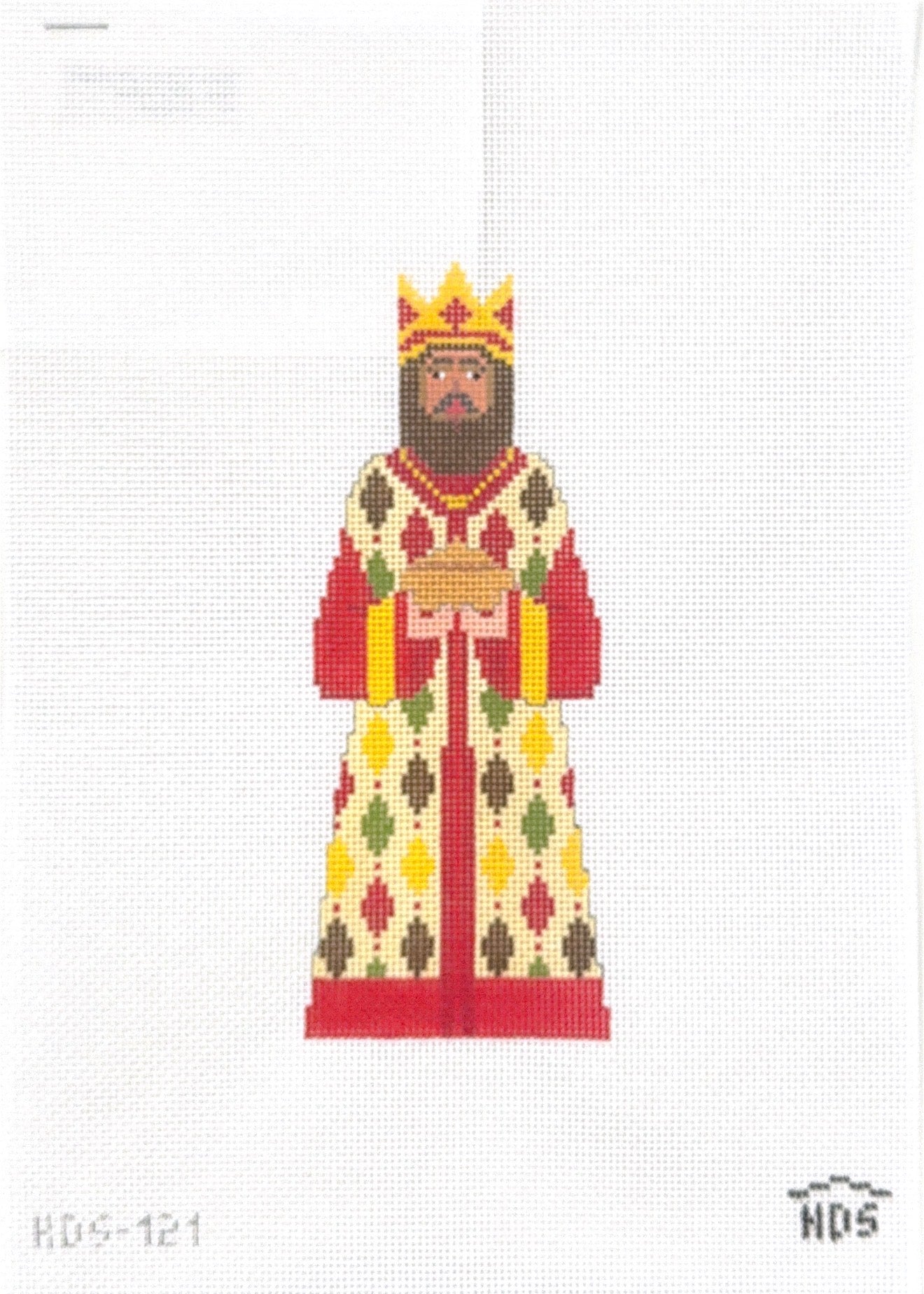 Mid Century Nativity First Wiseman and Stitch Guide