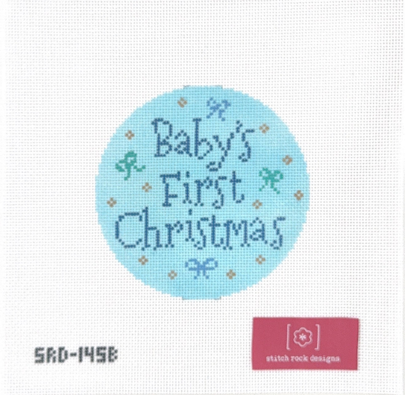 Baby's First Christmas Blue