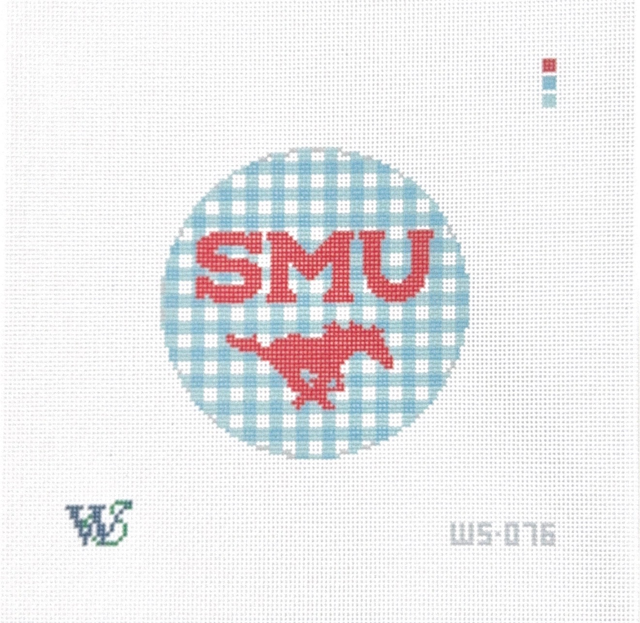 SMU Gingham Round