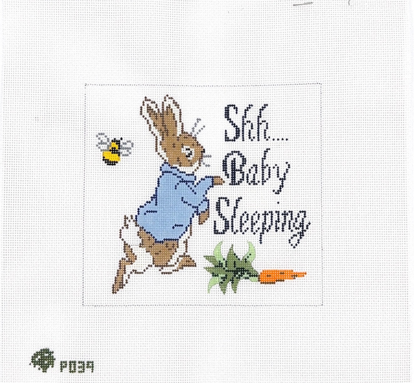 Blue Shh Baby Sleeping Peter Rabbit