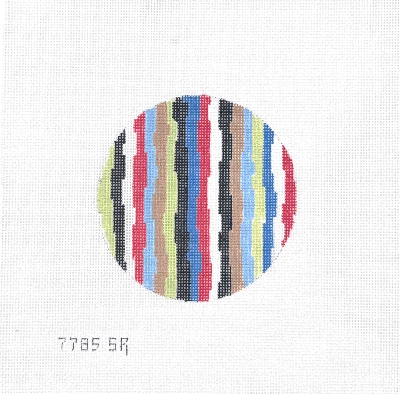 Striped Wave 4" Round