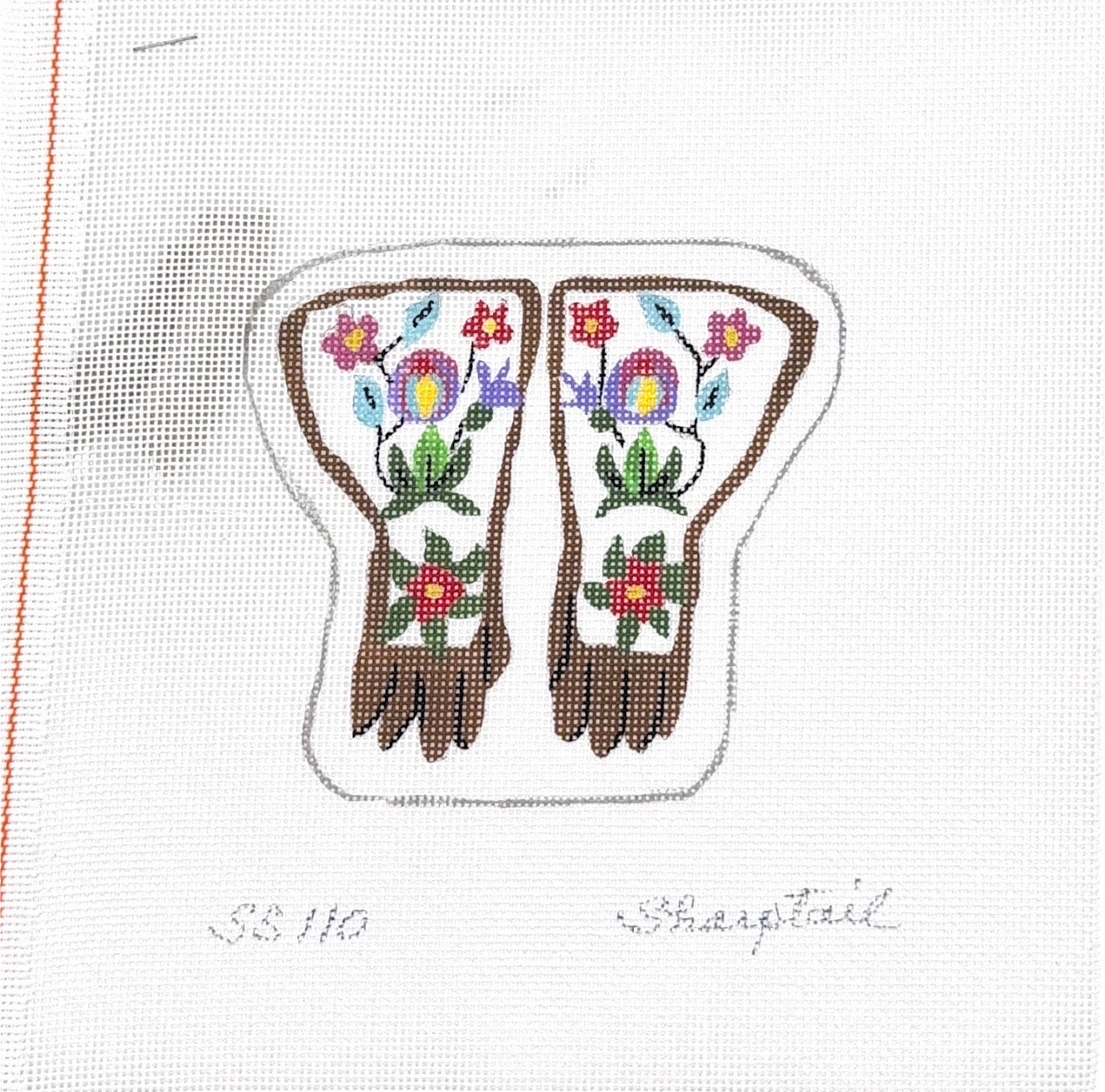 Gauntlets with Florals