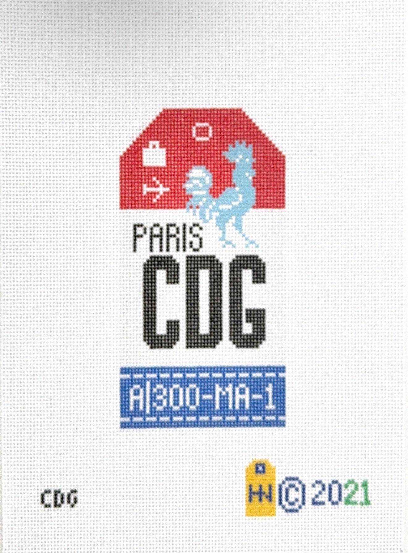 Paris Travel Tag