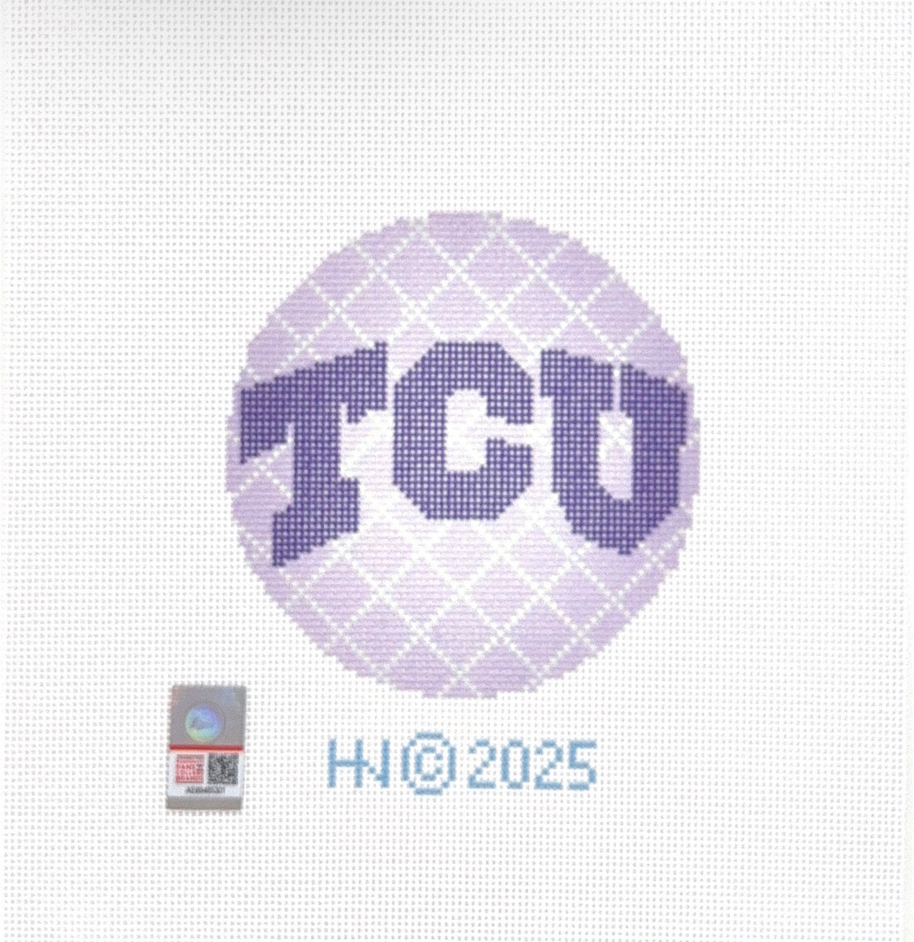 TCU Texas Christian University 4" Round