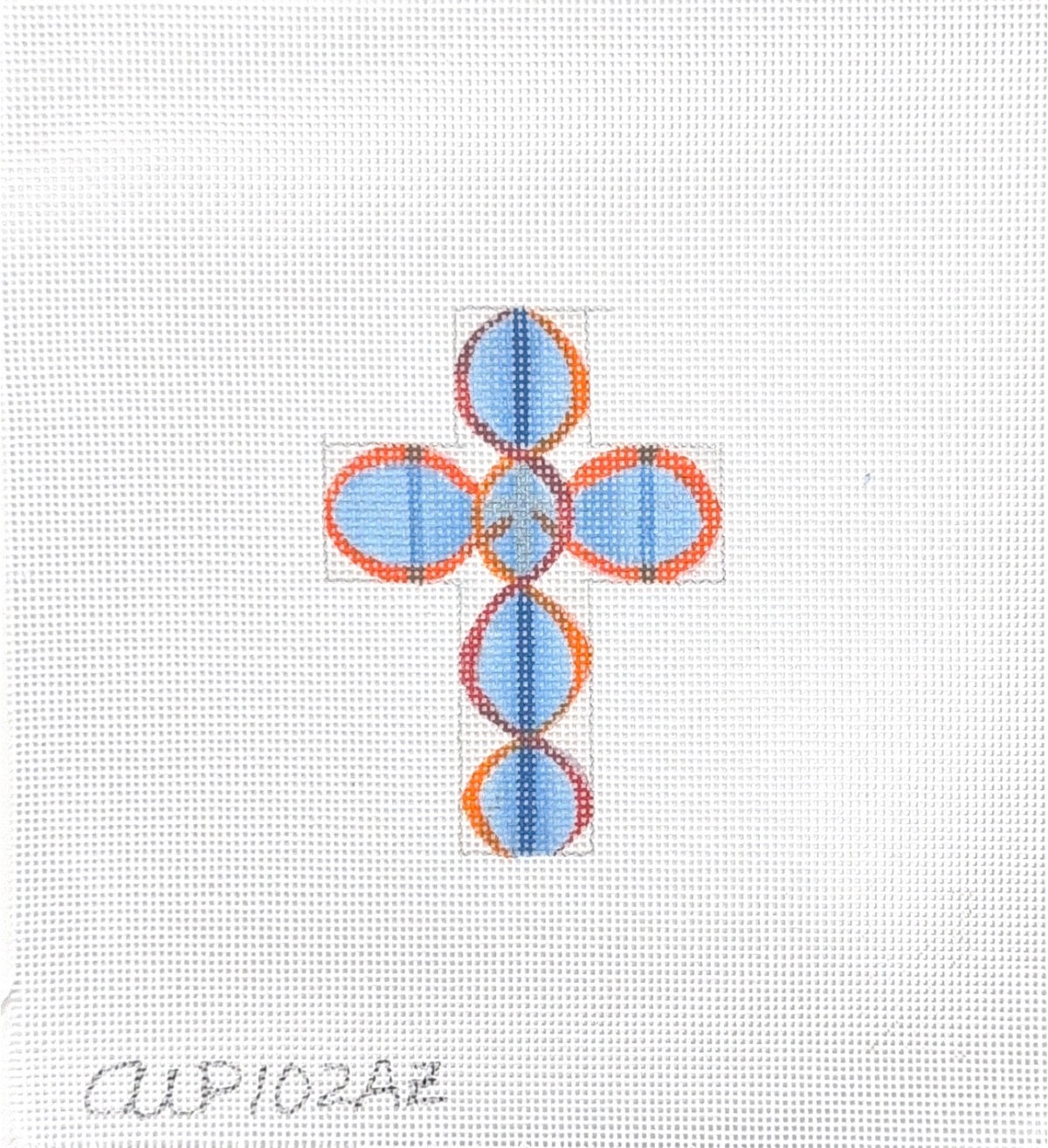 Blue Geo Cross