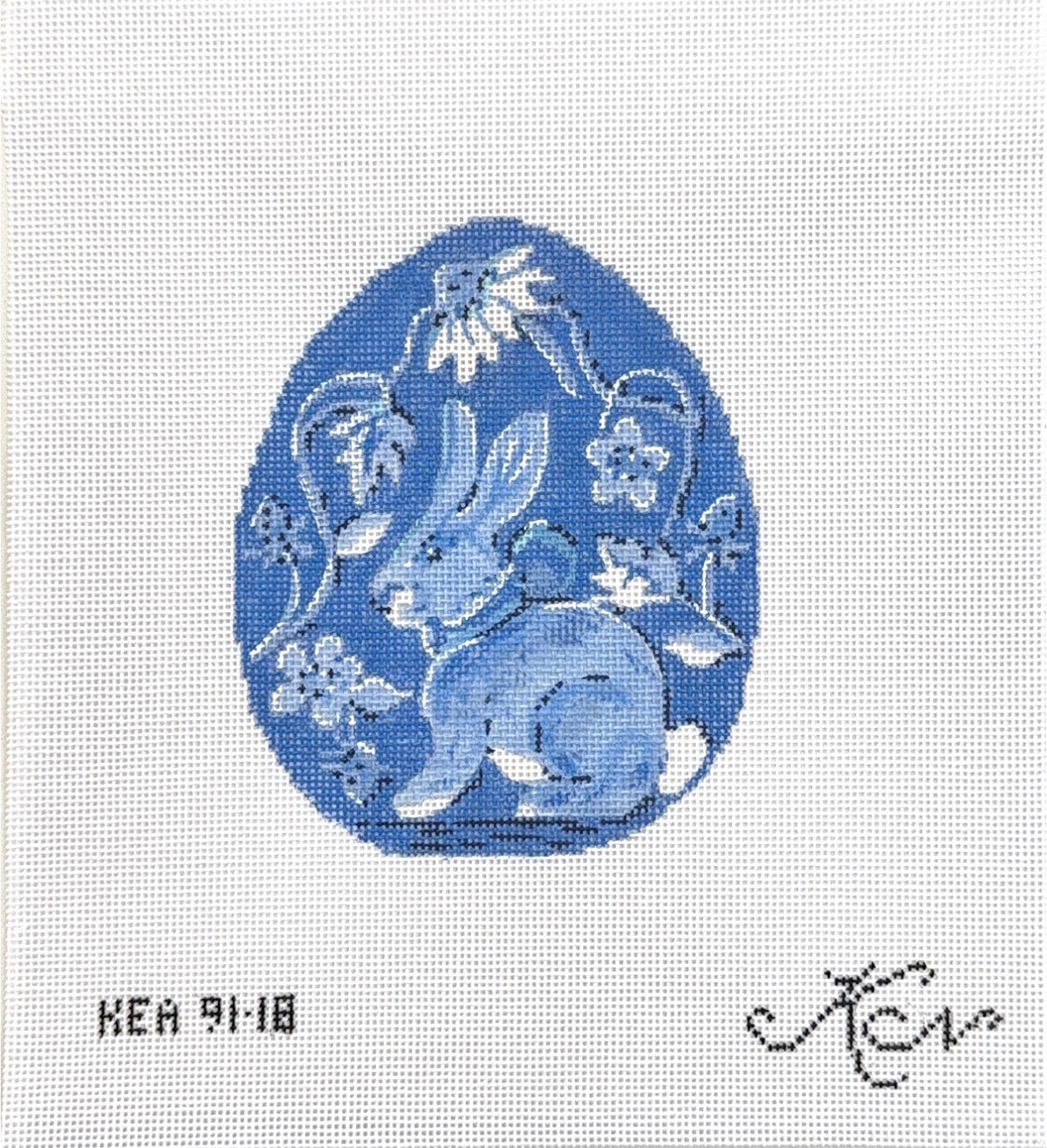Strawberry Patch Bunny Egg