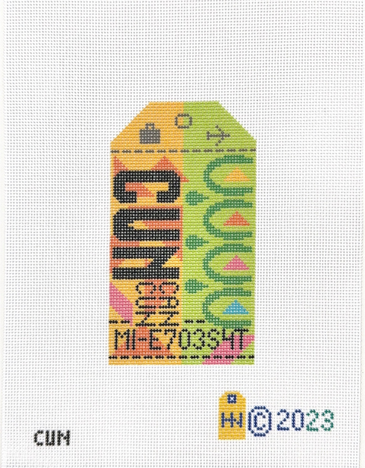 Cancun Retro Travel Tag