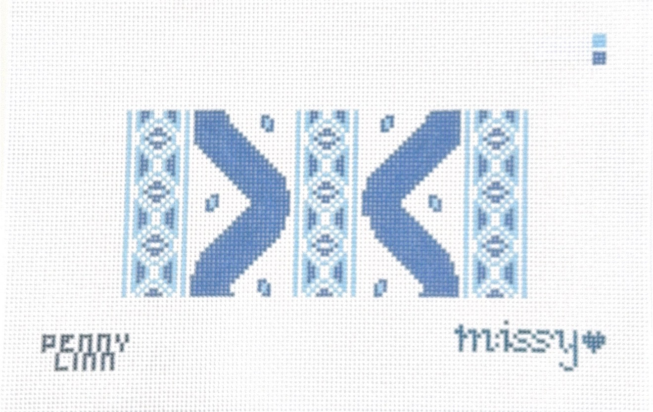 Ikat sunglasses Case Blue
