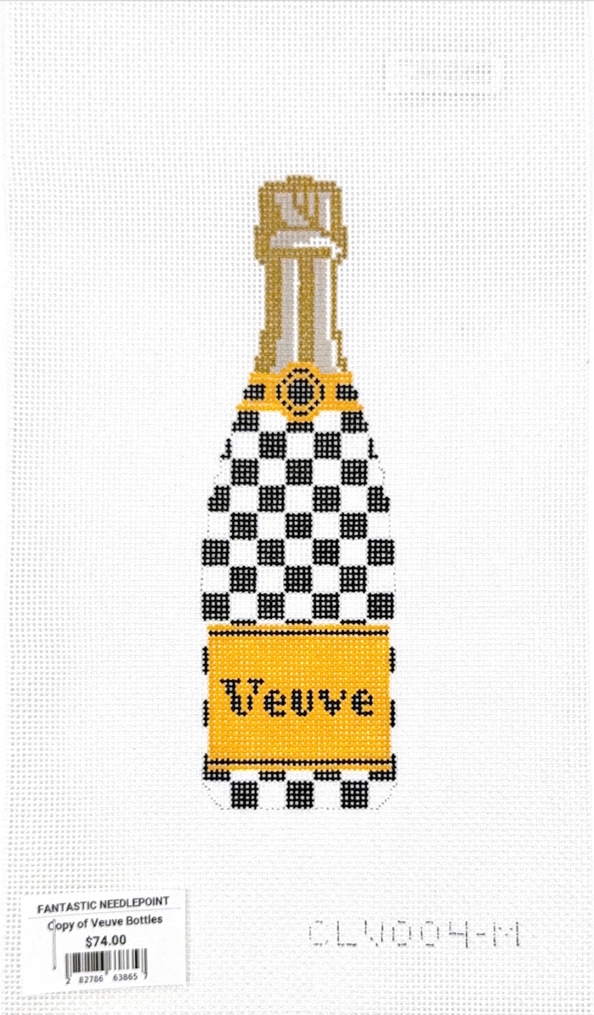 Veuve Bottle - Checkered