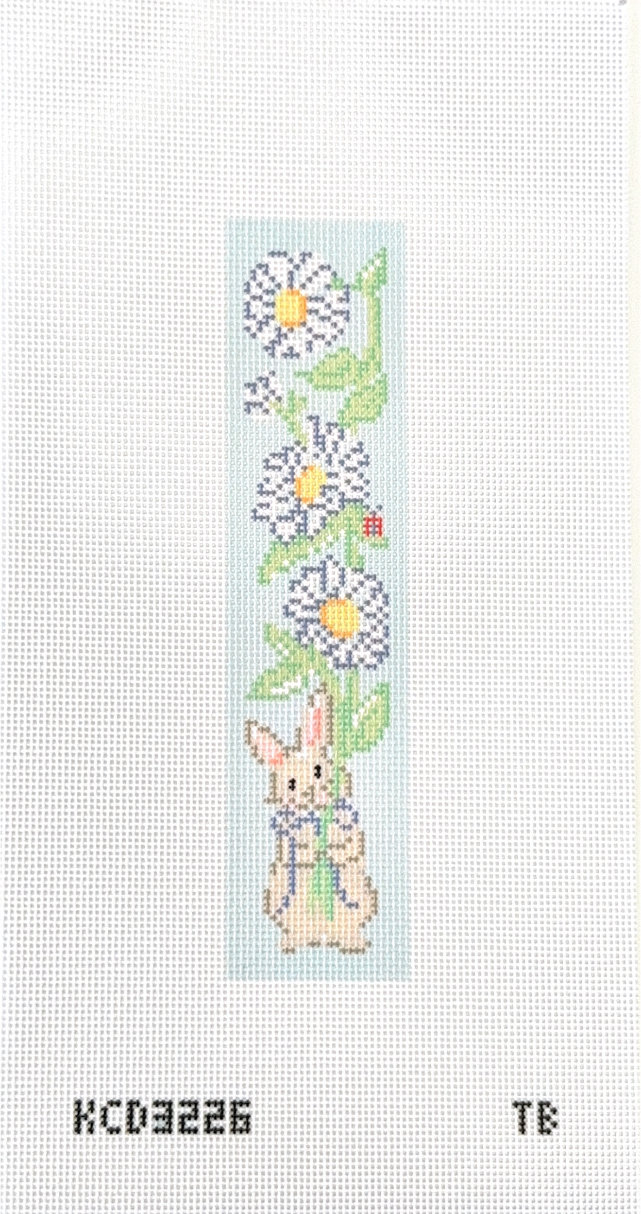 Bunny with Daisies Bookmark