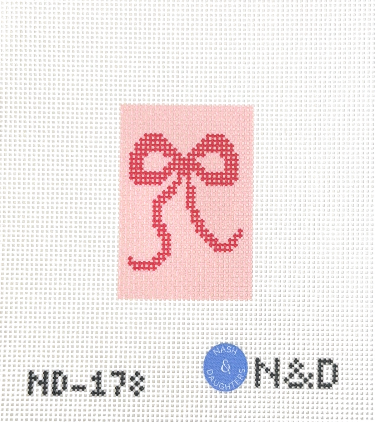 Pink & Red Bow Luggage Tag