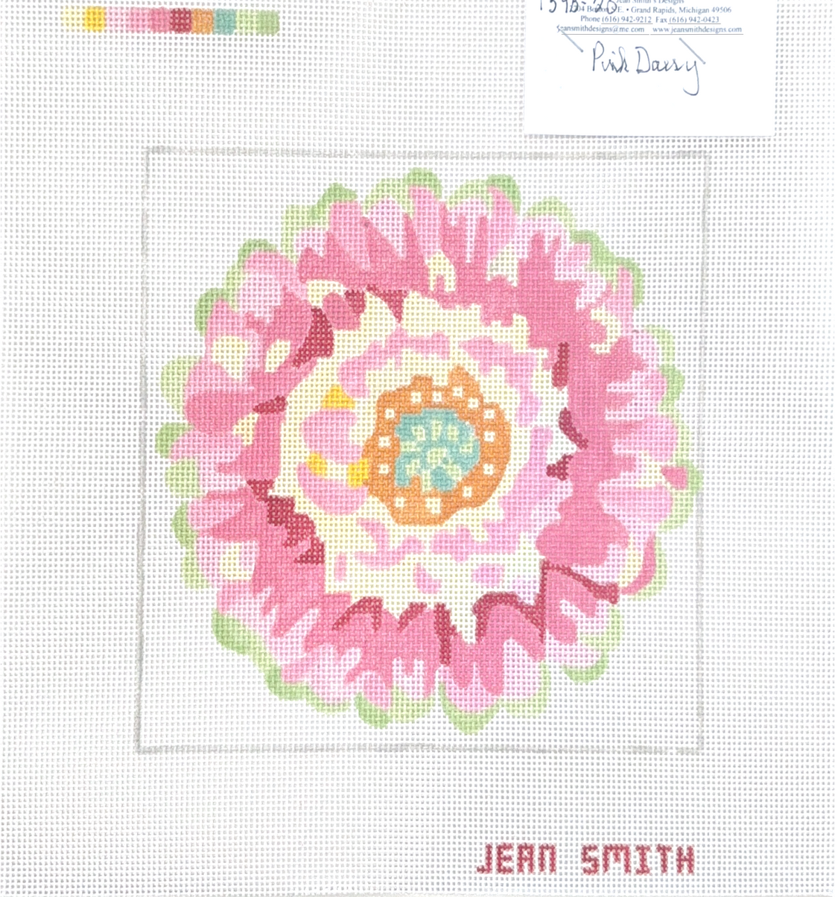 Pink Daisy 8x8