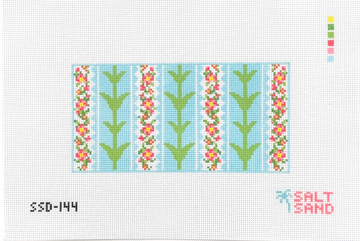 Blue & Green Floral Insert