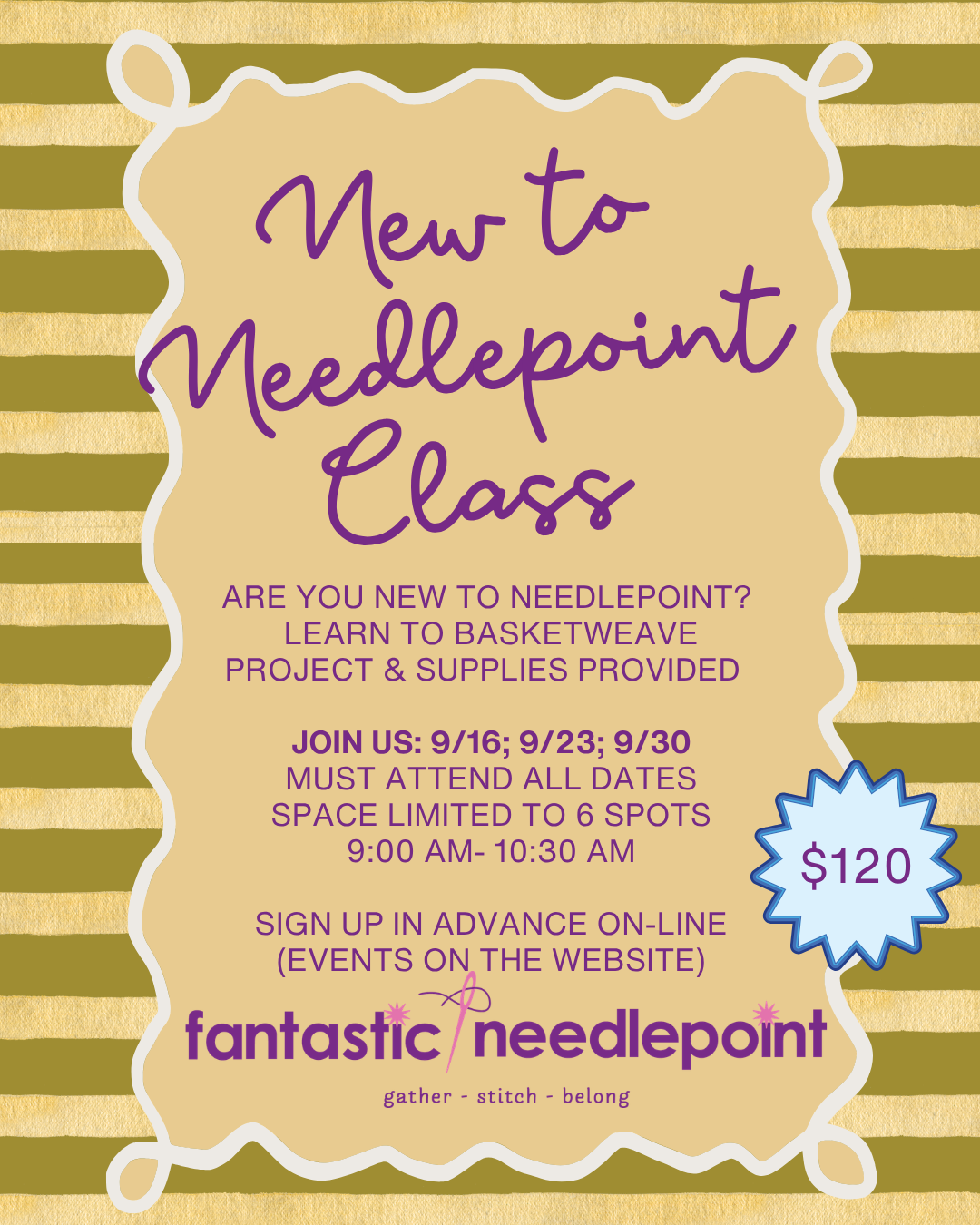 New to Needlepoint