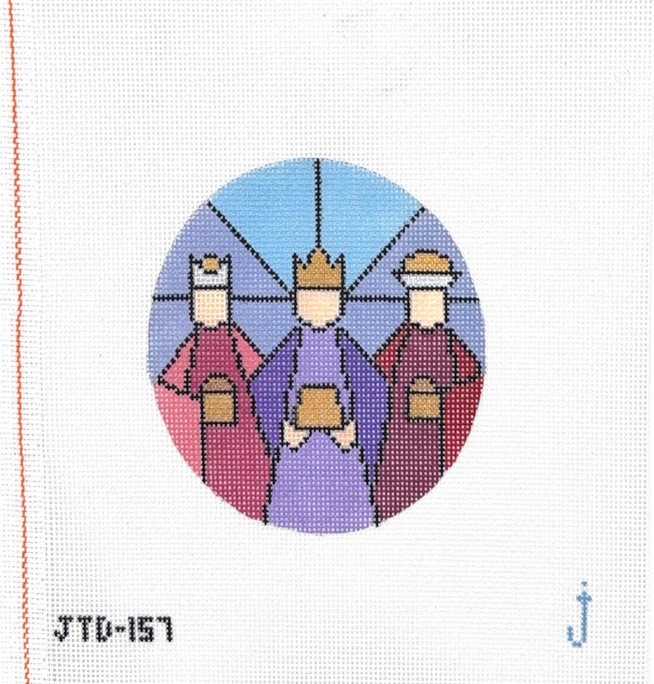 3 Wisemen Nativity Round