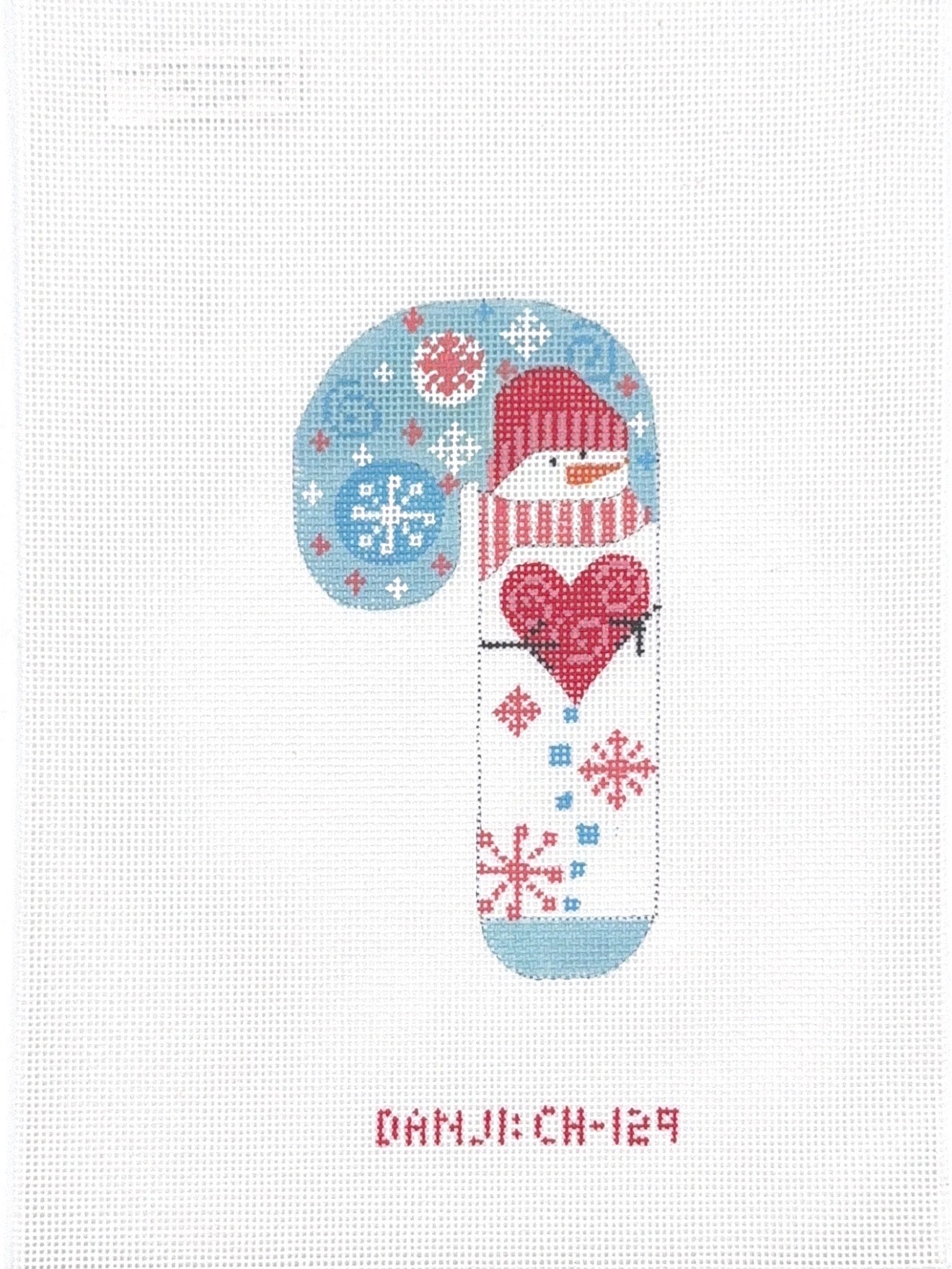 Danji Snowman with Heart Candy Cane
