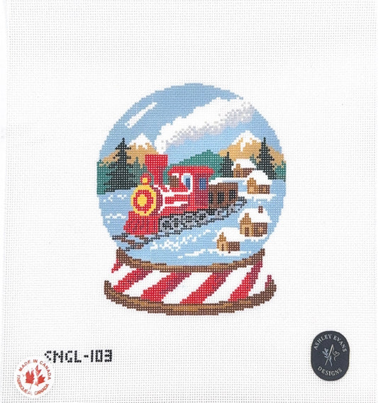 All Aboard the Merry- Christmas Snow globe Train