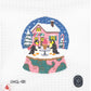 Cocoa for Two- Penguin Snow Globe