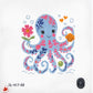 Eight Arms, Infinite Charm- Floral Octopus