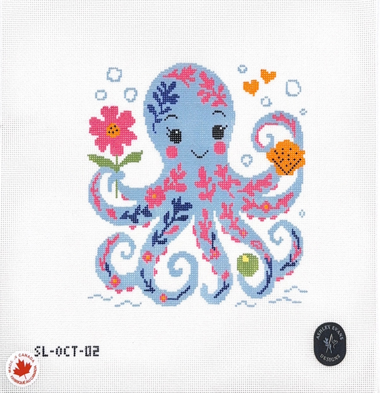 Eight Arms, Infinite Charm- Floral Octopus
