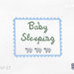 Baby Sleeping Blue (13 mesh)