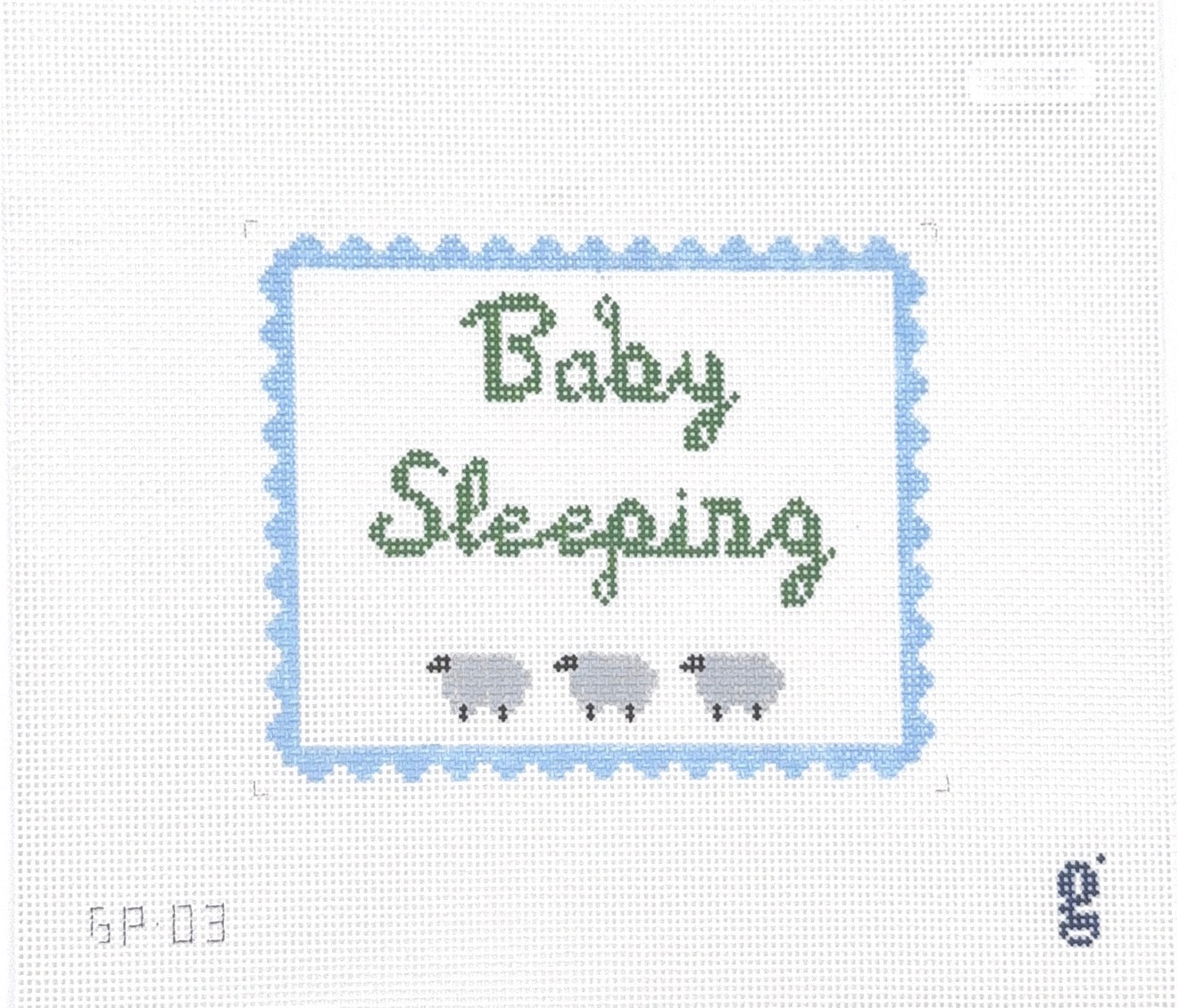 Baby Sleeping Blue (13 mesh)