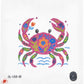Claws, Blooms & Good Vibes- Folk Crab