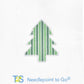 Green/Silver Stripe Tree