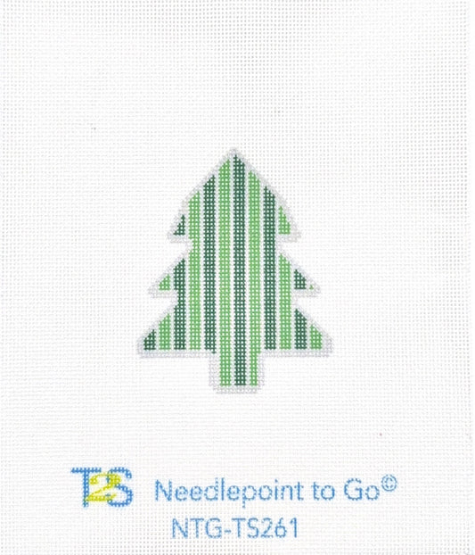 Green/Silver Stripe Tree